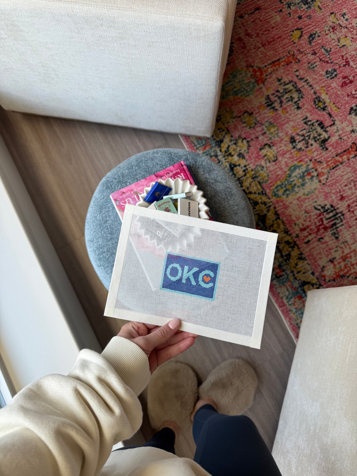 OKC Luggage Tag Canvas