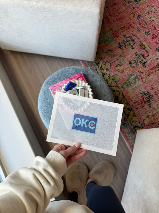 OKC Luggage Tag Canvas