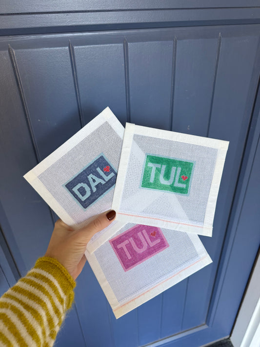DAL Luggage Tag Canvas