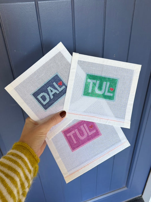 DAL Luggage Tag Canvas