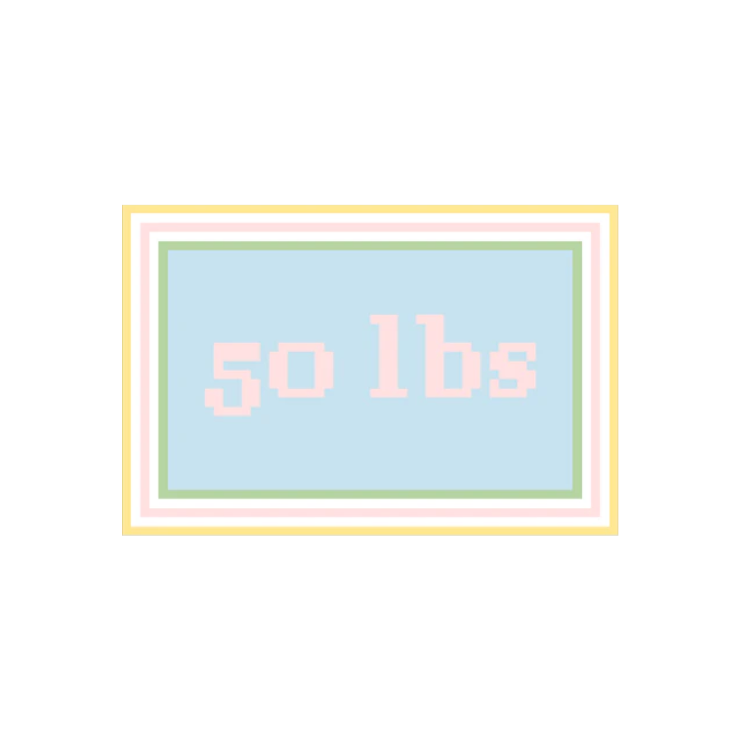 50 lbs Luggage Tag - Digital Download