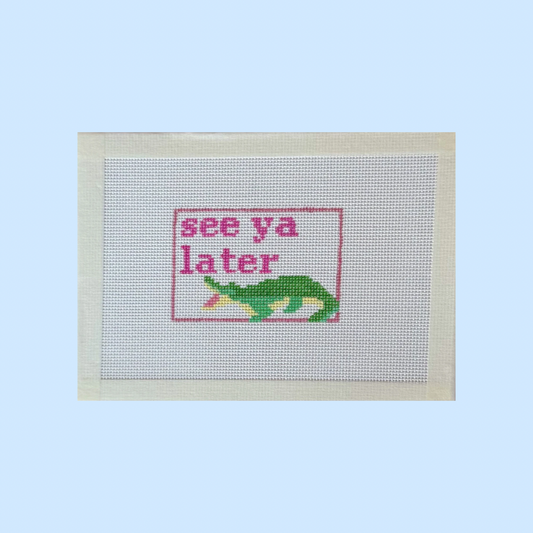 See Ya Later Alligator - Luggage Tag Canvas