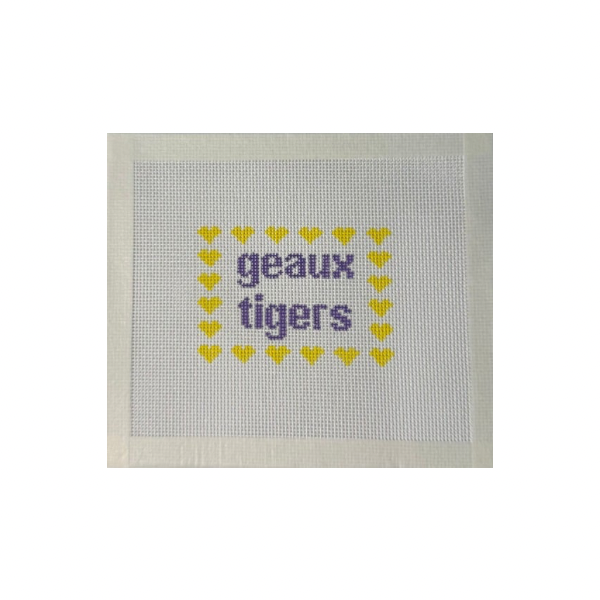 Geaux Tigers College Canvas