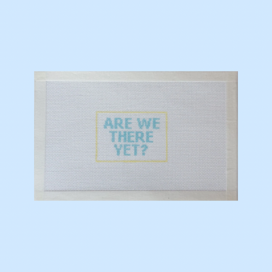 Are We There Yet? - Luggage Tag Canvas