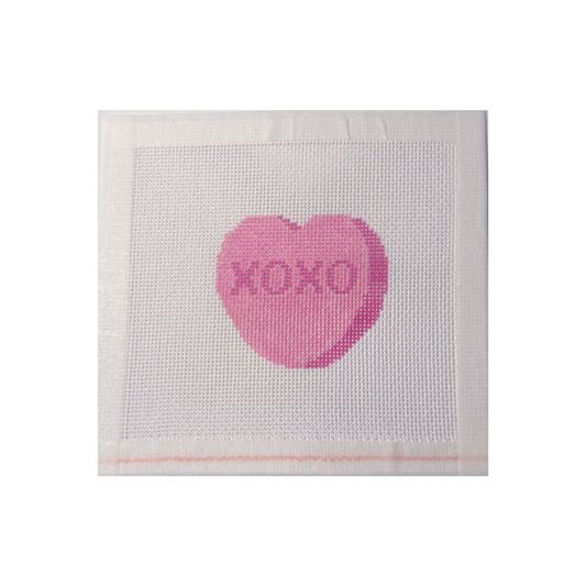 XOXO Conversation Heart Canvas