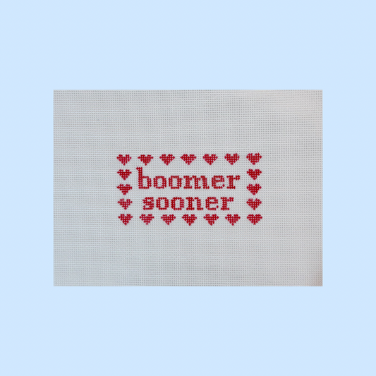 Boomer Sooner College Canvas