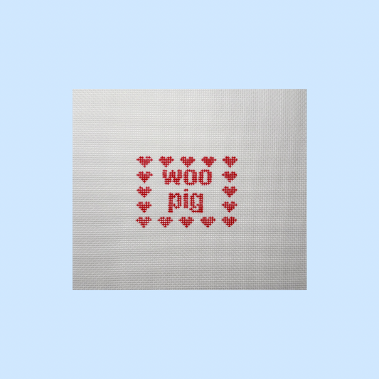 Woo Pig College Canvas