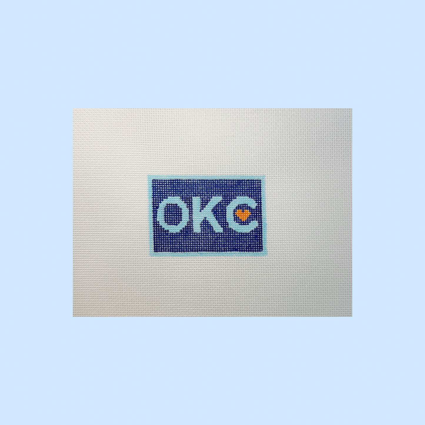 OKC Luggage Tag Canvas