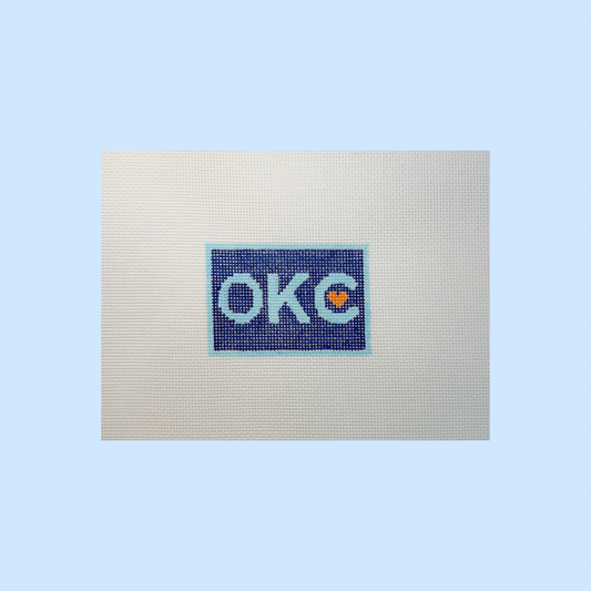 OKC Luggage Tag Canvas