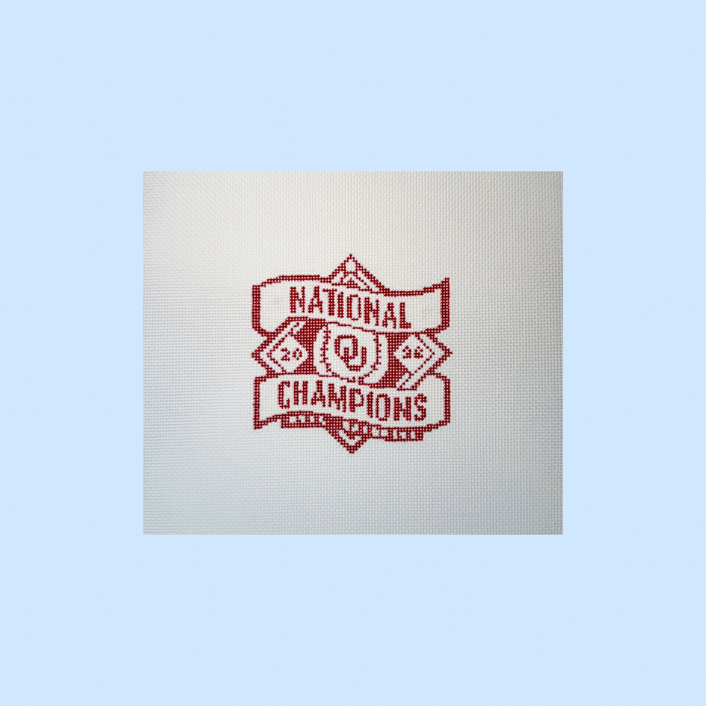 National Champions Canvas - OU Baseball