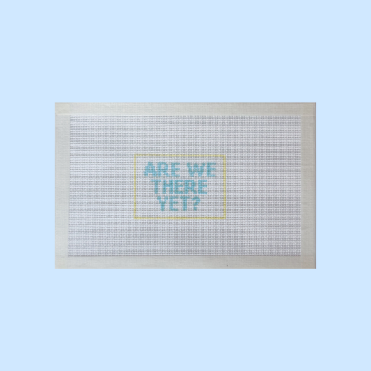 Are We There Yet? - Luggage Tag Canvas