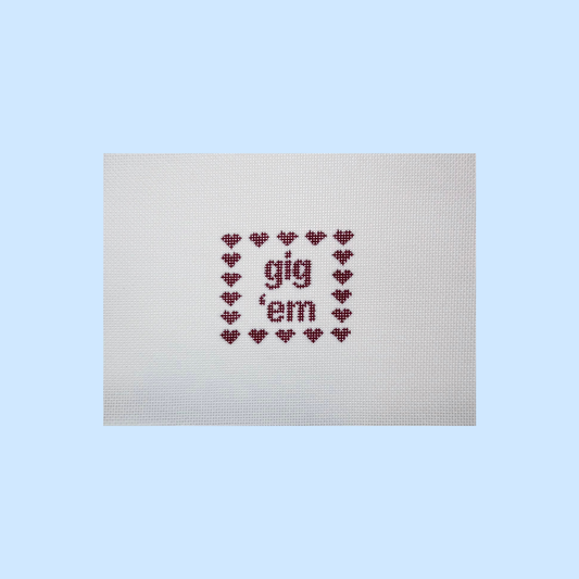 Gig ‘Em College Canvas